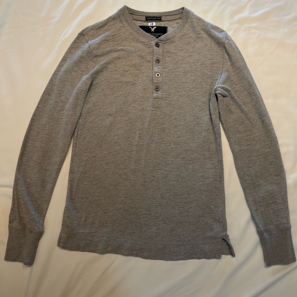 American Eagle, extra small grey Henley